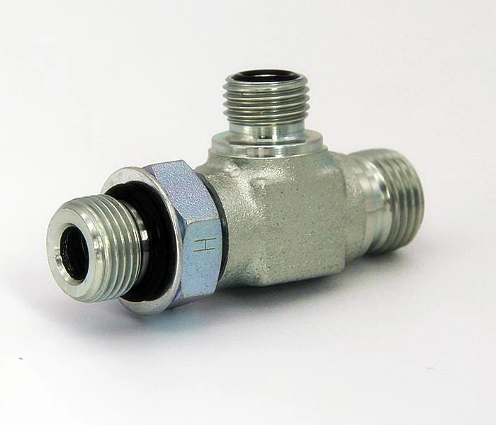 O-ring Face Sealing Tube Fittings Adjust Nut Run Tee-3